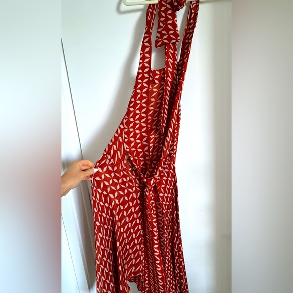 The Row: Red Backless Halter Dress in Medium! - Picture 4 of 7